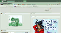 Desktop Screenshot of kiki-the-cat-demon.deviantart.com