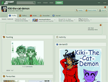 Tablet Screenshot of kiki-the-cat-demon.deviantart.com