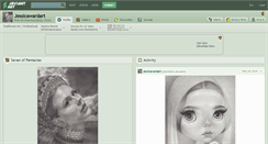 Desktop Screenshot of jessicawardart.deviantart.com