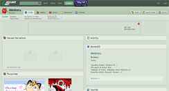 Desktop Screenshot of mimiroru.deviantart.com