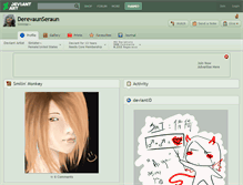 Tablet Screenshot of derevaunseraun.deviantart.com