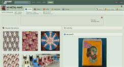 Desktop Screenshot of my-metal-hand.deviantart.com