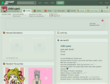 Tablet Screenshot of chibi-yami.deviantart.com