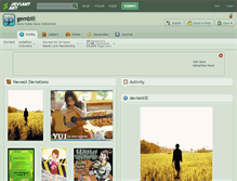 Tablet Screenshot of gembili.deviantart.com