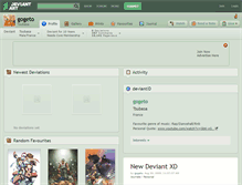 Tablet Screenshot of gogeto.deviantart.com