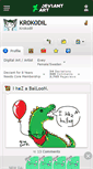 Mobile Screenshot of kr0k0dil.deviantart.com