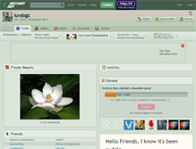 Tablet Screenshot of luvdogz.deviantart.com