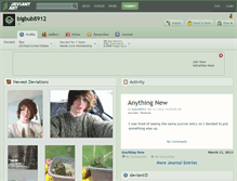 Tablet Screenshot of bigbub8912.deviantart.com
