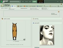 Tablet Screenshot of eiachan.deviantart.com