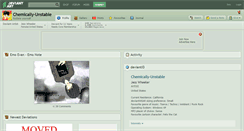 Desktop Screenshot of chemically-unstable.deviantart.com
