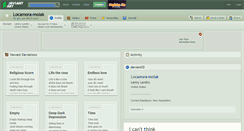 Desktop Screenshot of locamora-molak.deviantart.com