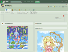 Tablet Screenshot of mushrum.deviantart.com