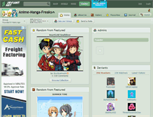 Tablet Screenshot of anime-manga-freaks.deviantart.com