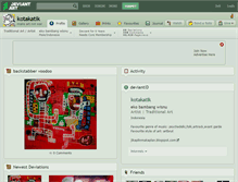 Tablet Screenshot of kotakatik.deviantart.com