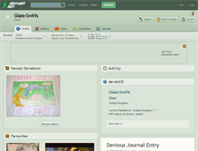 Tablet Screenshot of glass-swirls.deviantart.com