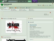 Tablet Screenshot of mikeunderhill.deviantart.com