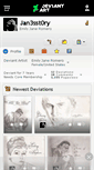 Mobile Screenshot of jan3sst0ry.deviantart.com