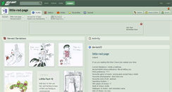 Desktop Screenshot of little-red-page.deviantart.com
