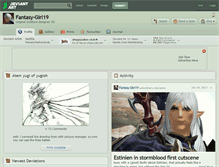Tablet Screenshot of fantasy-girl19.deviantart.com
