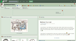 Desktop Screenshot of besidequietwaters.deviantart.com