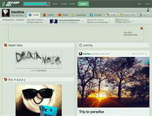 Tablet Screenshot of maomisa.deviantart.com