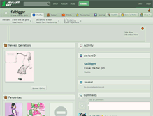Tablet Screenshot of fatbigger.deviantart.com