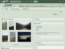 Tablet Screenshot of el-shaddai.deviantart.com