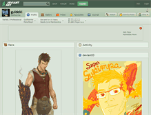 Tablet Screenshot of guideki.deviantart.com
