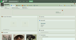 Desktop Screenshot of hannami.deviantart.com