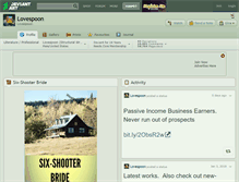Tablet Screenshot of lovespoon.deviantart.com