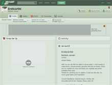 Tablet Screenshot of eroticartist.deviantart.com