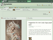 Tablet Screenshot of dibumadhatter.deviantart.com