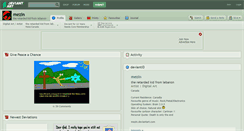 Desktop Screenshot of mezin.deviantart.com