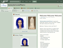 Tablet Screenshot of memorysorrowandthorn.deviantart.com