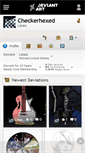 Mobile Screenshot of checkerhexed.deviantart.com