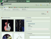 Tablet Screenshot of checkerhexed.deviantart.com