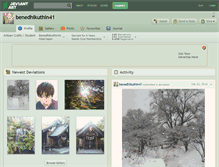 Tablet Screenshot of benedhikuthin41.deviantart.com