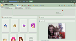 Desktop Screenshot of galactic-crystal.deviantart.com