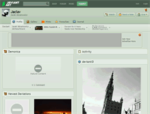 Tablet Screenshot of jaclav.deviantart.com