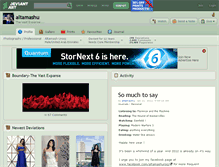 Tablet Screenshot of altamashu.deviantart.com