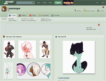Tablet Screenshot of loseresque.deviantart.com
