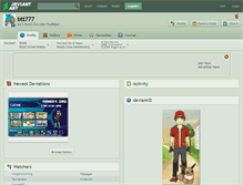 Tablet Screenshot of btt777.deviantart.com