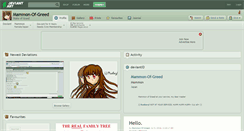 Desktop Screenshot of mammon-of-greed.deviantart.com
