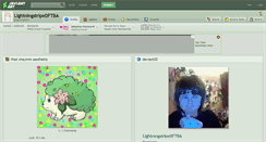 Desktop Screenshot of lightningstripedftba.deviantart.com