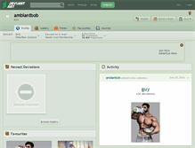 Tablet Screenshot of ambiantbob.deviantart.com