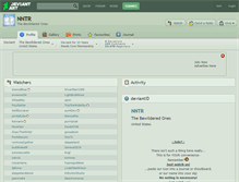 Tablet Screenshot of nntr.deviantart.com
