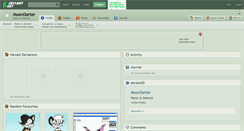 Desktop Screenshot of moondarter.deviantart.com