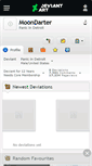 Mobile Screenshot of moondarter.deviantart.com