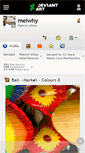 Mobile Screenshot of melwhy.deviantart.com
