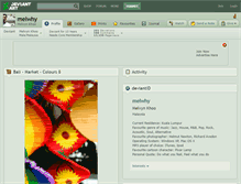 Tablet Screenshot of melwhy.deviantart.com